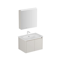 JOMOO 九牧 浴室柜陶瓷一体盆卫生间洗脸盆柜组合洗手盆卫浴洗漱台组合A2736 80铝合金