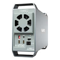 MAIWO 麦沃 K35282C 双盘位智能温控磁盘阵列柜Type-C高速带raid铝外壳3.5英寸SATA硬盘菊花链扩展外接盒