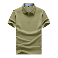 七匹狼短袖T恤男夏季商务保罗衫POLO冰爽抗菌翻领打底衫男装冰丝凉感 206(豆绿)-6777 170/88A(L)