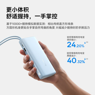  BASEUS/倍思 100W笔记本快充 充电宝 自带线  20000mAh 蓝