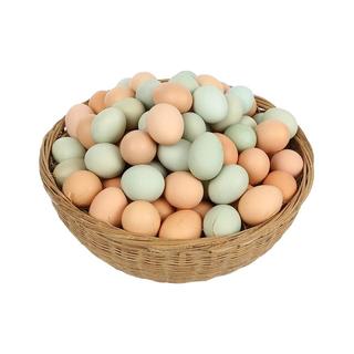觅语田间 农家散养绿壳乌鸡蛋 30枚 1200g