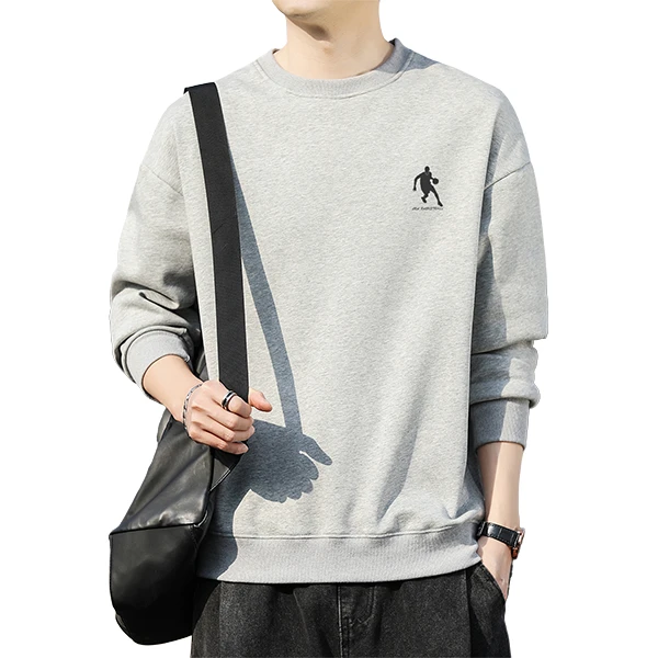 【舒适百搭】运动卫衣男士春秋潮牌时尚休闲男款圆领套头上衣