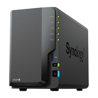 Synology/群晖 企业级私有云盘 NAS网络存储服务器+2盘位+4G内存 0块 6GB
