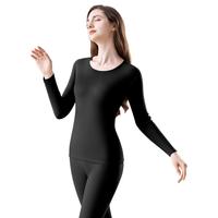 【含羊绒蚕丝】秋衣女上衣打底衫德绒发热薄绒锁暖保暖内衣女打底