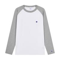 Champion 纯棉插肩袖 浅灰色 M 男士T恤
