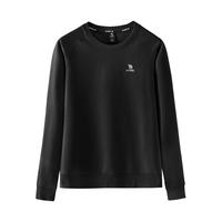 骆驼（CAMEL）圆领套头卫衣男百搭休闲上衣 CI72251L001A 黑色 L