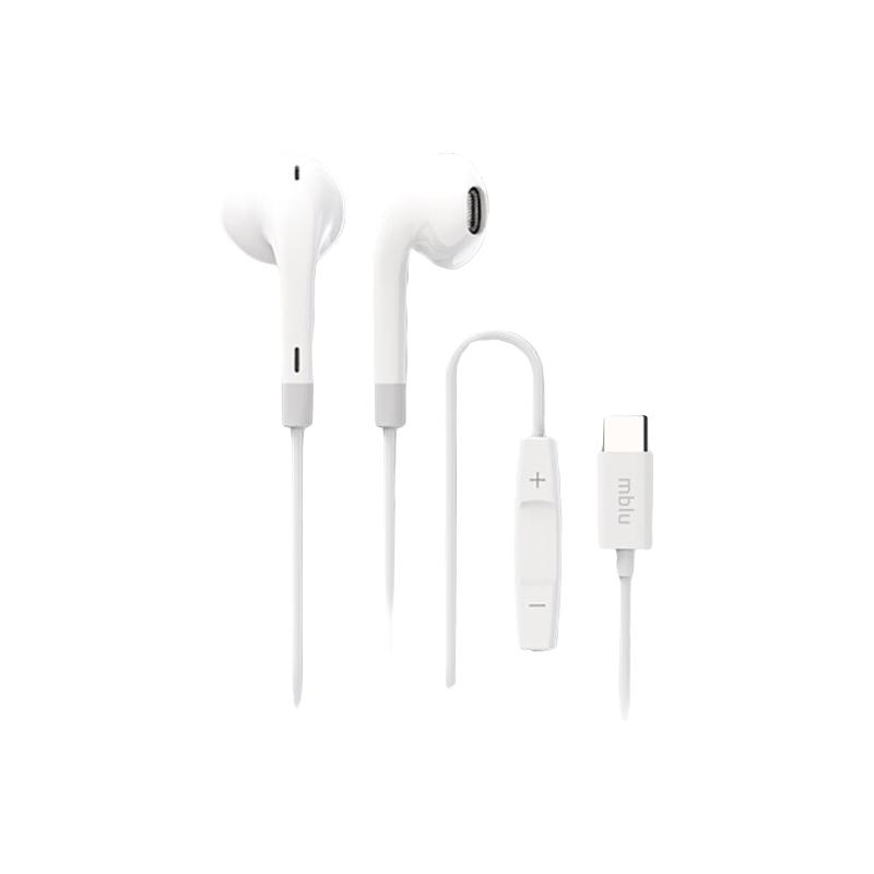 MEIZU 魅族 LP21C 半入耳式动圈有线耳机 白色 Type-C