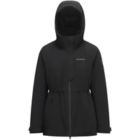 波司登（BOSIDENG）【反季】冬季羽绒服鹅绒女款短款连帽新国标90绒宽松外套 黑色8056 S 160/84A