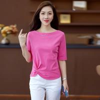 远阳瑜伽 2025秋上新 套头五分袖女款瑜伽健身运动休闲T恤