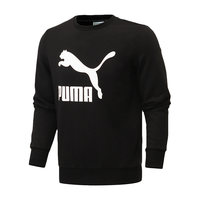 PUMA彪马男装女装LOGO款运动服休闲简约保暖百搭圆领卫衣