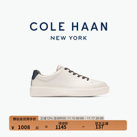 COLE HAAN 歌涵 男士休闲板鞋 新品时尚休闲鞋厚底板鞋 C43580 米色 C43580 41.5