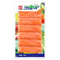 可莱美 深海鳕鱼 手撕蟹柳韩国早餐火锅食材开袋即食低脂轻食 140g