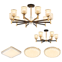 雷士 NVC Lighting照明 )美式现代简约客厅灯具卧室餐厅大气吊灯灯饰