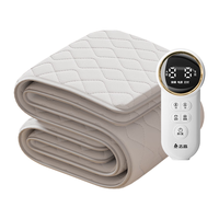 志高（CHIGO）单人智能定时水循环水暖炕电热毯电褥子防漏电0.9x1.8米宿舍 【除螨定时】灰色180cm*90cm