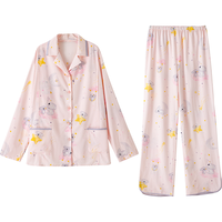 婧麒 月子服秋冬产后睡衣秋季纱罗哺乳家居服装春秋
