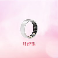 GINIXRING AI中医智能戒指钛合金款 中医脉诊戒指 睡眠呼吸监测心率血氧推断充电长续航轻便舒适智能指环