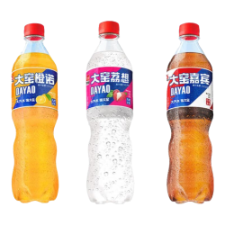 大窑 果味汽水 嘉宾+橙诺+荔想 520ml*8瓶
