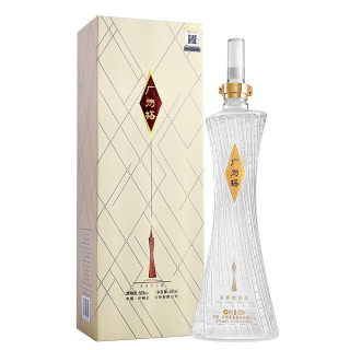 淘金币可用、88VIP：泸州老窖 广州塔 52度 浓香型白酒 600ml 单瓶装