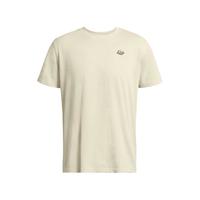 安德玛(UNDERARMOUR)春夏Playoff LE 男子高尔夫运动印花短袖T恤1384194 粉砂灰273 XL