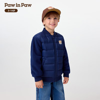 PawinPaw【商场同款】卡通小熊童装25年冬季新款男女童羽绒服温暖 Navy藏青色/59 1