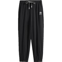 夏季女装主题贴标抽绳休闲运动裤