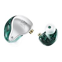 KZ AST 24单元纯动铁有线耳机 殿堂级发烧hifi高音质耳机耳麦 高保真听歌音乐游戏耳机 碳晶黑 带麦版+AZ09PRO