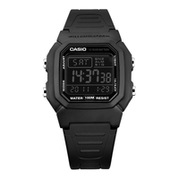  CASIO/卡西欧 W-800H-1B 数字显示 男士手表 树脂表带  W-800H-1BVDF