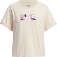 adidas NEO 印花时尚休闲百搭女圆领短袖气质T恤女装夏装