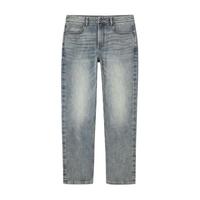 杰克·琼斯（JACK&JONES）夏季潮流百搭水洗猫须YKK拉链直筒牛仔裤长裤男款 E39中蓝牛仔 常规 34 180 W34/L32