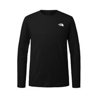 北面（The North Face）长袖T恤男吸湿UPF防晒户外24秋季|89ZY JK3/宇宙黑 L/175