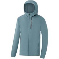 特步 运动外套男开衫连帽卫衣休闲针织上衣