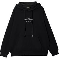 杰克·琼斯(JACK&JONES)2025年秋季款男装卫衣纯棉百搭长袖廓形连帽休闲上衣225433046