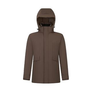 柒牌【鹅绒】可拆连帽羽绒服男冬季厚款三防保暖时尚休闲羽绒外套