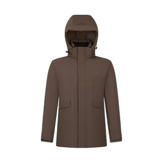 柒牌【鹅绒】可拆连帽羽绒服男冬季厚款三防保暖时尚休闲羽绒外套