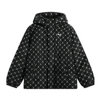 PUMA彪马男装女装保暖印花休闲百搭连帽羽绒服