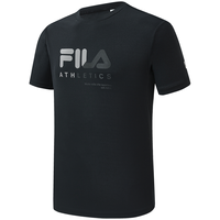 FILA 斐乐 男装男式简约T恤男士圆领运动休闲户外速干百搭上衣针织短袖衫