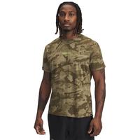 安德玛（UNDERARMOUR）春夏Project Rock强森Iso-Chill男子训练运动短袖T恤1389956 石英灰251 2XL