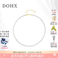 都熙 DOHX 热销！都熙（DOHX）极光淡水珍珠项链小米珠链S925银黄