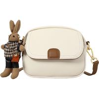 薇妮 VINEY牛皮包包女包时尚斜挎包迷你手机包轻奢单肩包洋气520母亲节实用 【米白色礼盒】休闲小众走心女生