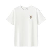 森马 Semir短袖T恤女设计感卡通刺绣夏季凉感白色上衣小个子夏基础百搭