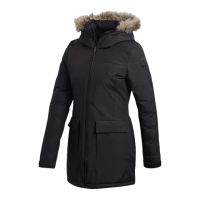 保暖服饰、限尺码：adidas 女款保暖连帽棉服 BQ6803