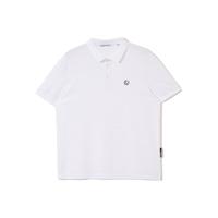 杰克·琼斯(JACK&JONES)夏季无忧搭翻领polo衫男士凉感短袖衣服刺绣简约百搭品牌男装 本白色A06 S (170)