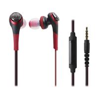 audio-technica 铁三角 ATH-CKS550iS 入耳式动圈有线耳机 红色 3.5mm