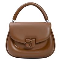 KUNOGIGI/古良吉吉猪猪包中号GIGI小众设计马鞍包包女白色斜挎包