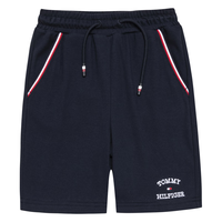 TOMMY HILFIGER汤米童装 儿童夏季纯棉舒适针织短裤大小童休闲裤子 暗夜蓝 130/56