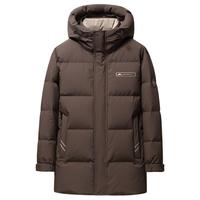 雪中飞 SNOWFLYING 冬男士短款连帽羽绒服日系舒适防风保暖加厚户外
