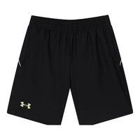 安德玛（Under Armour）儿童短裤速干夏季薄款男童运动裤男大童夏装男孩五分裤242123177 黑色 170cm