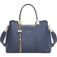 YUYULA 包包女包牛皮手提大容量包中年轻奢单肩时尚品牌高级感母亲实用 小众休闲斜挎包