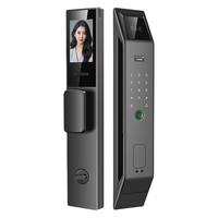 索将军人脸识别指纹锁可视智门能锁家用入户防盗电子密码锁全自动