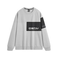 XTEP特步男运动卫衣百搭休闲圆领打底上衣977329920205 驼灰色 2XL